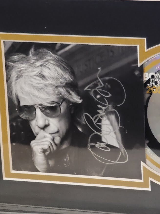 Jon Bon Jovi Signed Autograph Wonder CD JSA  COA Framed