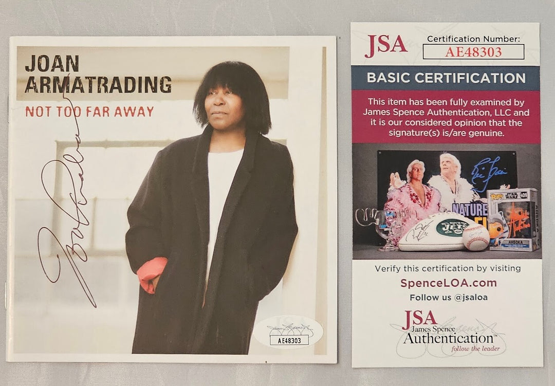 Joan Armatrading Signed Autographed Not To Far Away CD Booklet No CD  JSA COA