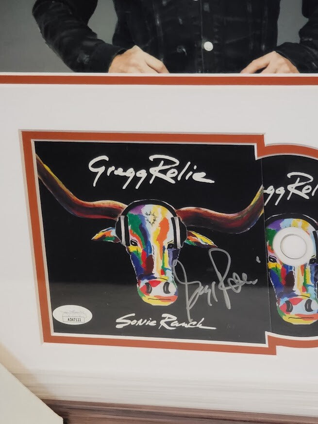 GREGG ROLIE SIGNED JOURNEY SANTANA AUTOGRAPHED signed CD CERTIFIED JSA Framed