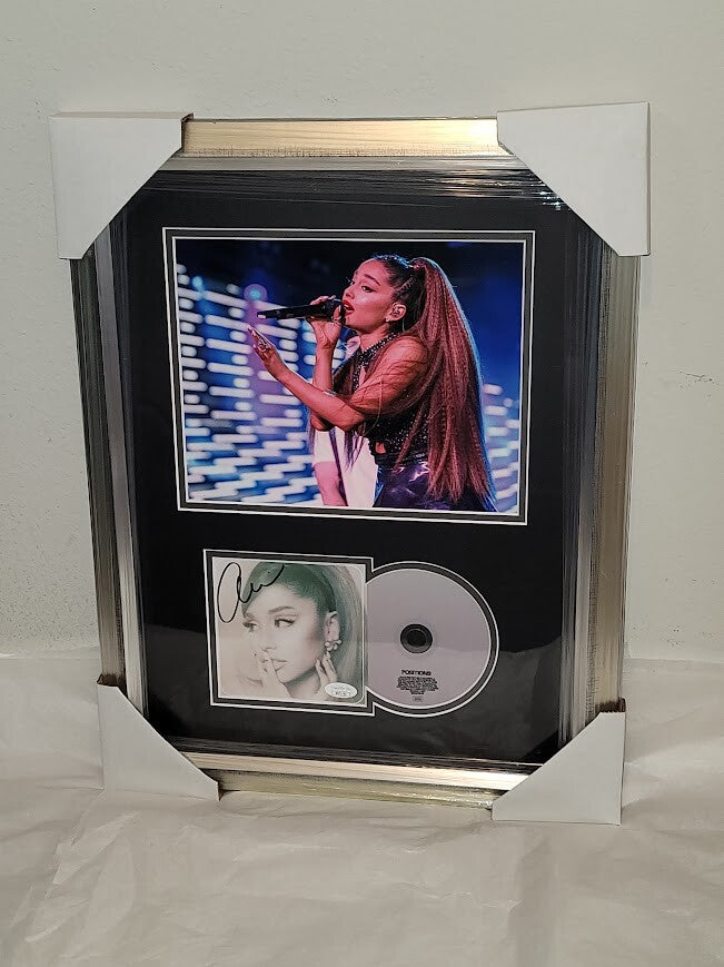 Ariana Grande  Signed Autographed Positions CD JSA  Certified Authentic  FRAMED
