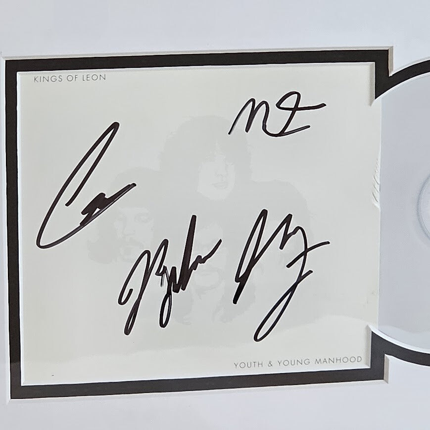 Kings of Leon band Signed Autographed Youth and Young Manhood CD COA