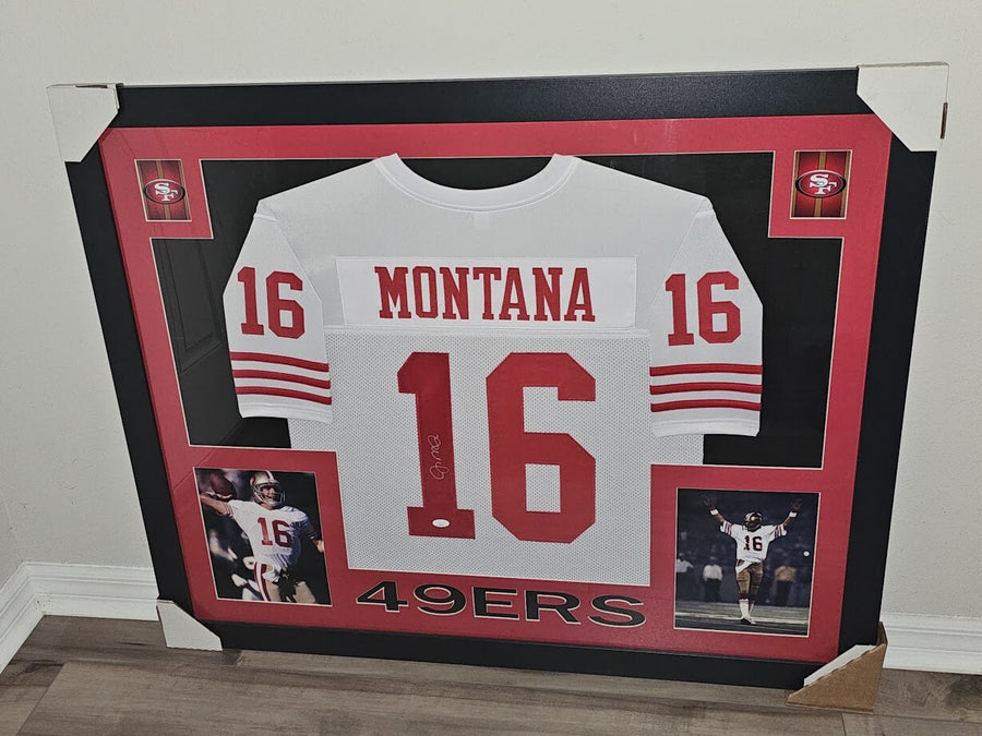 Joe Montana San Francisco 49ers  Autographed Signed jersey Framed JSA Certified