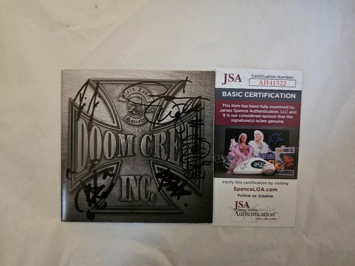 Zakk Wylde Black Label Society Signed Autographed CD Doom Crew Inc JSA Cert.