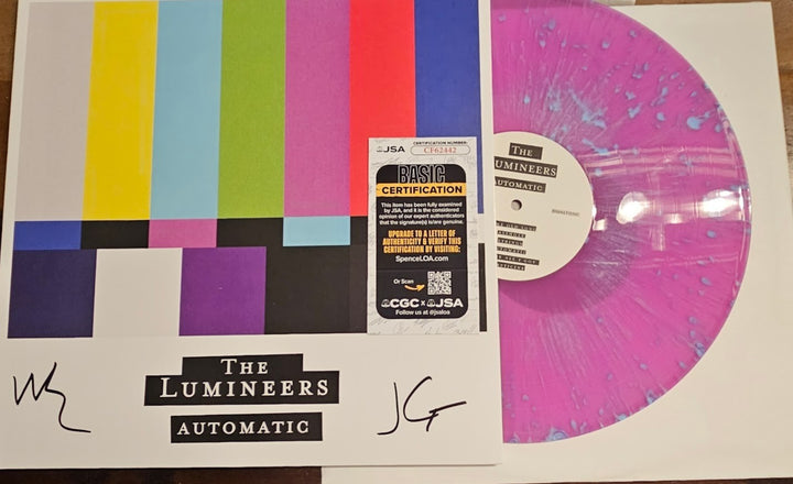 The Lumineers  SIGNED Automatic LP VINYL ALBUM NEW AUTOGRAPHED JSA COA