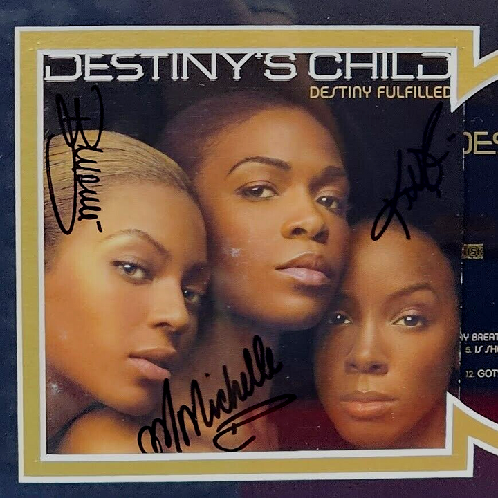 Destiny's Child ALL Signed autographed Destiny Fulfilled JSA LOA Beyonce