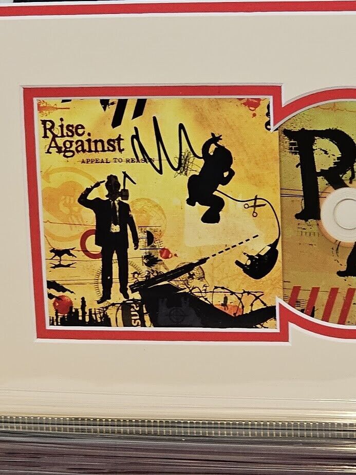 Rise Against Signed CD  Apeal to Reason Autographed JSA COA Tim Mcilrath