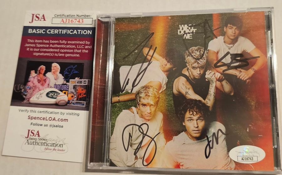 Why Don't We Band  WDW Autographed Signed The Good Times and The Bad CD JSA COA