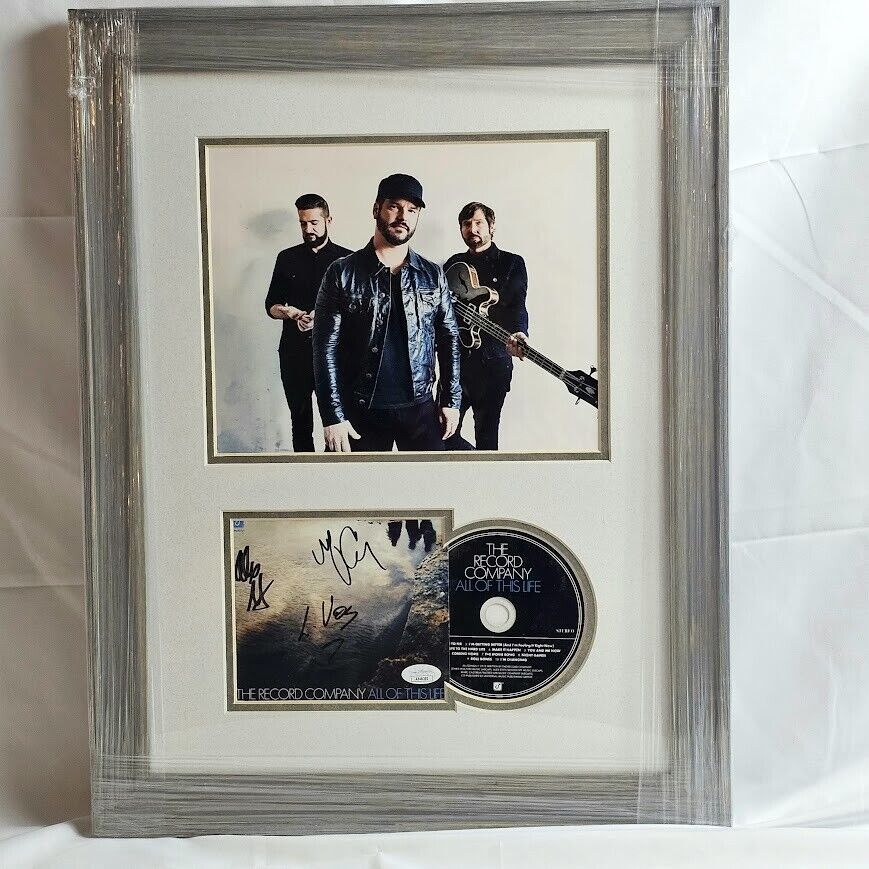 The Record Company Band  autographed signed All of This Life CD JSA Certified