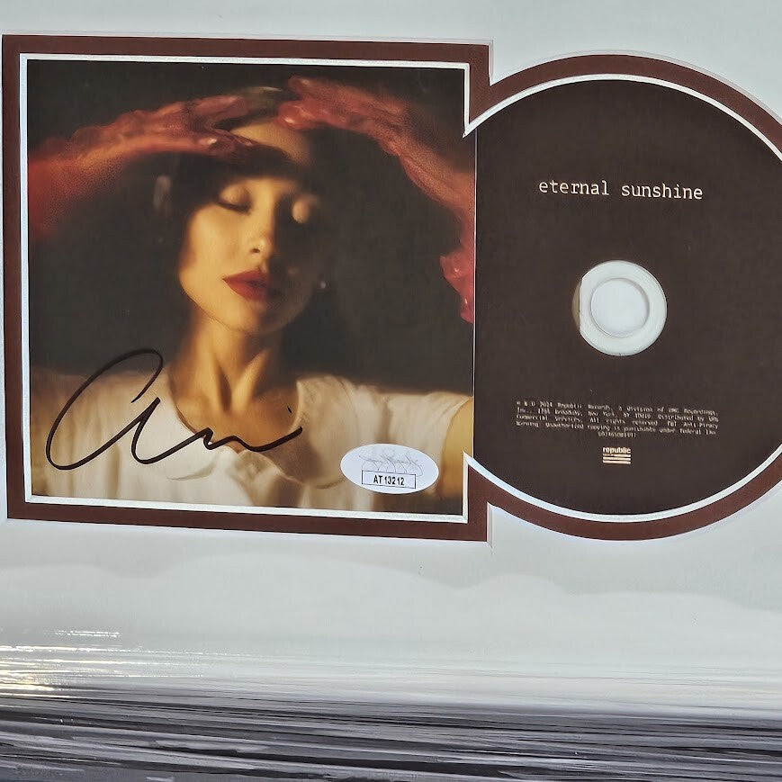 Ariana Grande signed Eternal Sunshine CD Autographed JSA Certified Framed