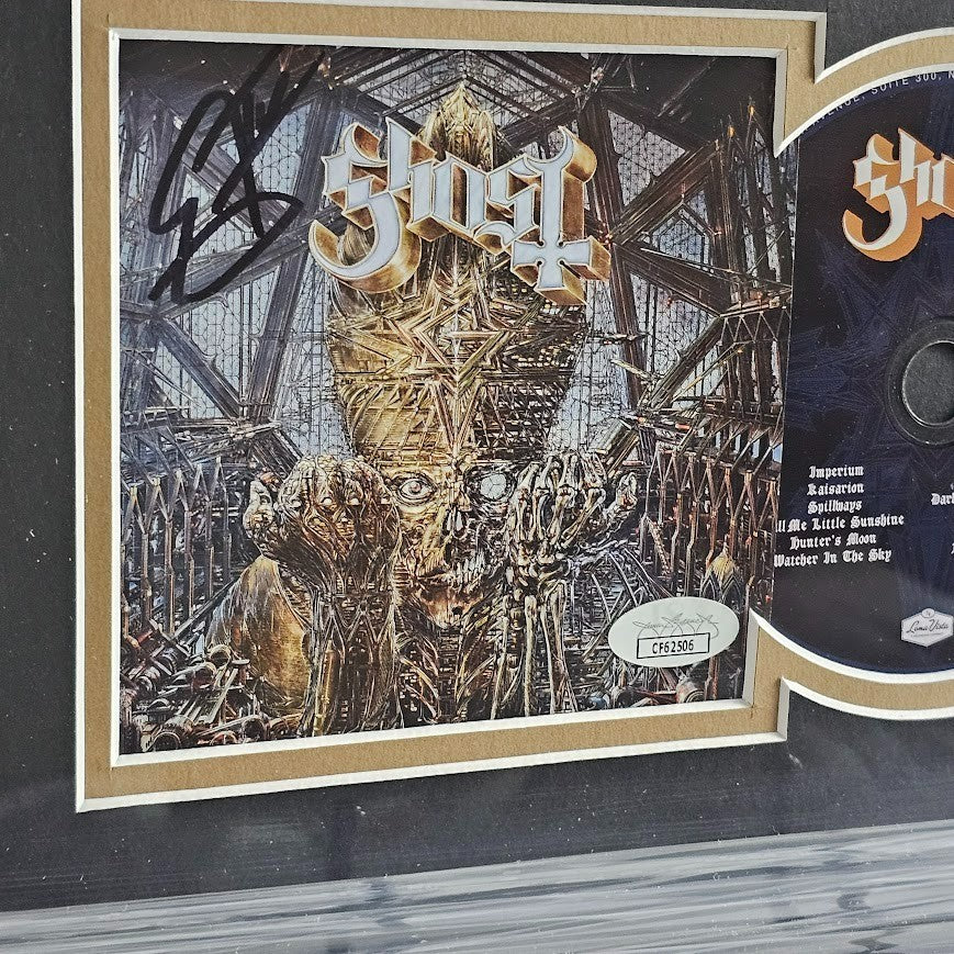 GHOST IMPERA SIGNED  Autographed CD Tobias Forge Papa Emeritus JSA  Framed