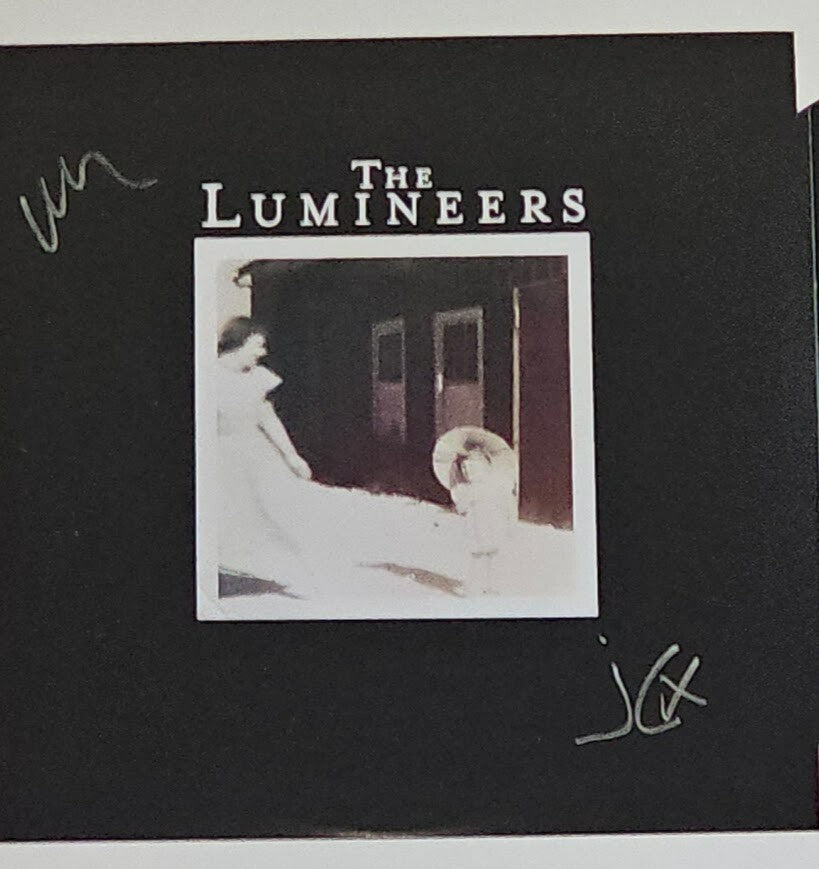 The Lumineers  Band autographed LP  Self Titled Signed JSA COA