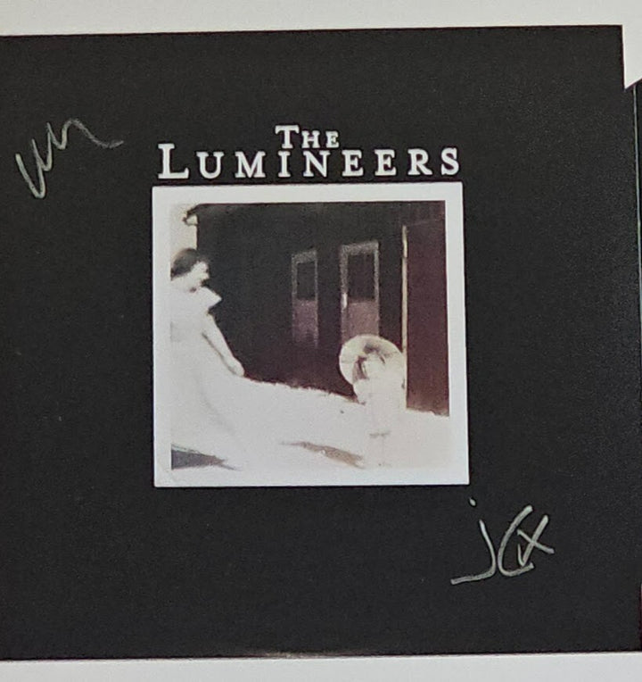 The Lumineers  Band autographed LP  Self Titled Signed JSA COA