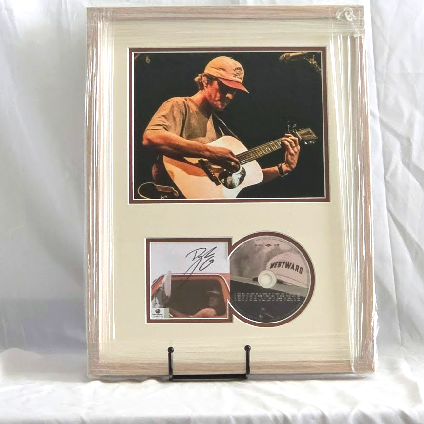 Dylan Gossett signed Autographed Westward  CD Global Authentics COA Framed