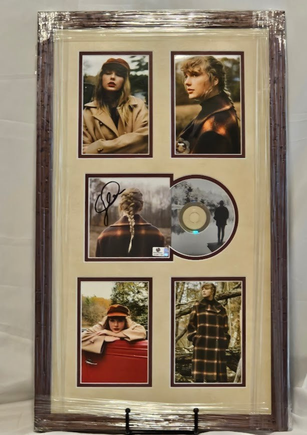Taylor Swift Signed Evermore  CD Autographed COA Eras