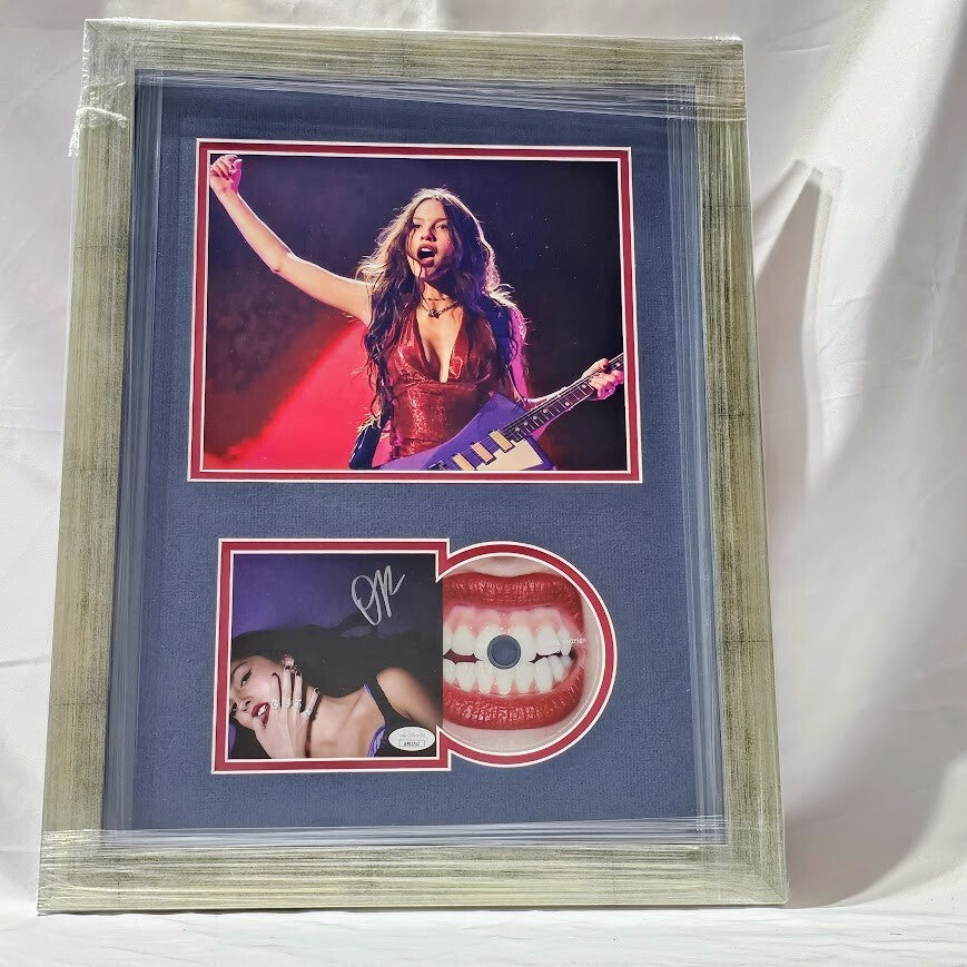 Olivia Rodrigo Signed Autograph Guts CD Framed JSA COA  Certified.