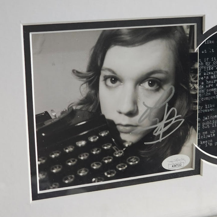 Lydia Loveless Signed Good indestructable Machine CD Autographed JSA COA Framed