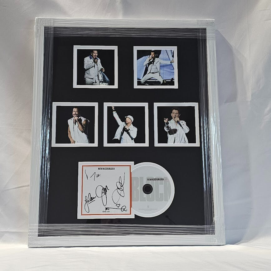 New Kids on the Block  Band Signed CD  Autographed  JSA COA