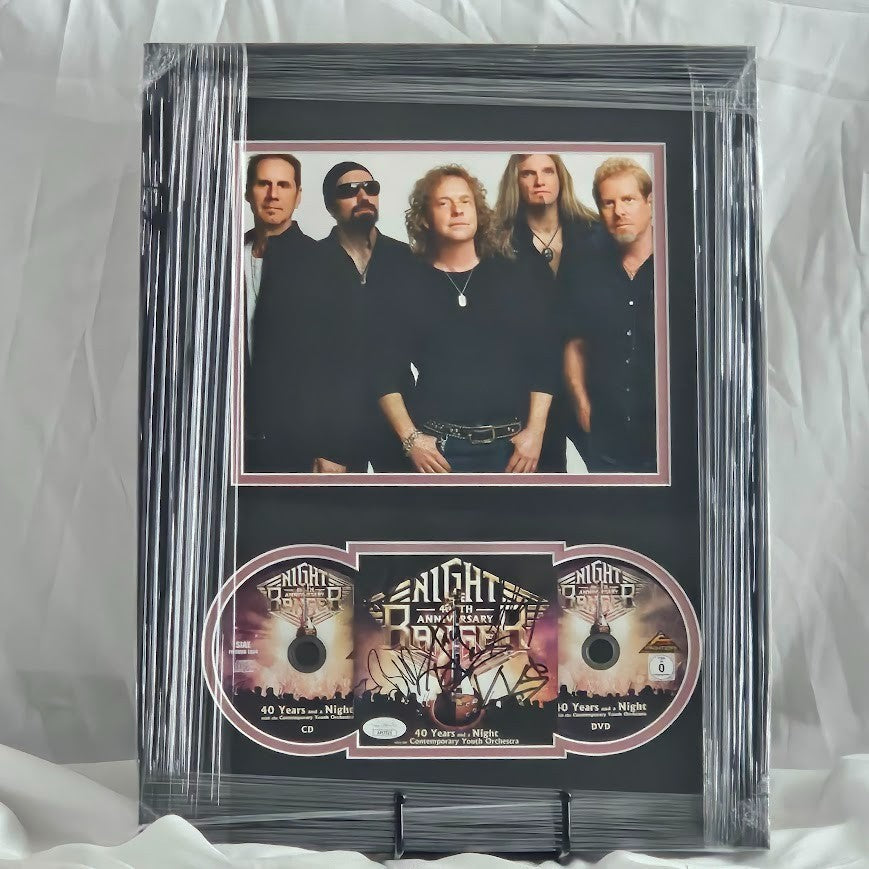 Night Ranger Band SIGNED  Autographed CD 40 Years and a Night  JSA COA Certified