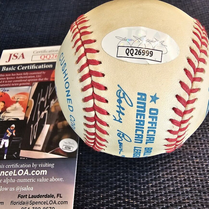 Don Larsen Signed Autographed Official American League OAL Baseball  JSA