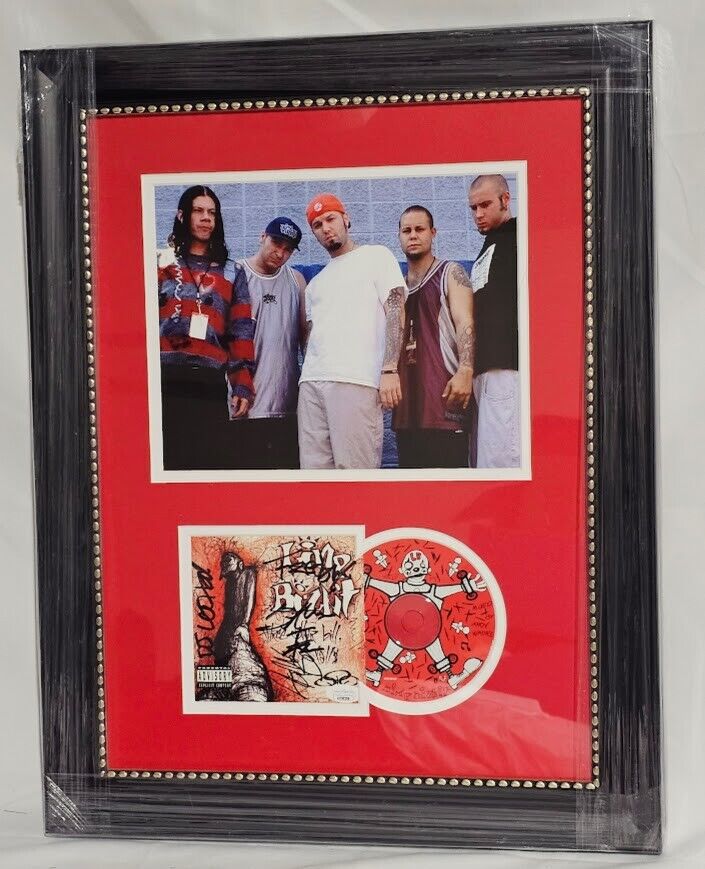 Limp Bizkit  Band signed Three Dollar Bill Yall  CD Autograph JSA  Certified