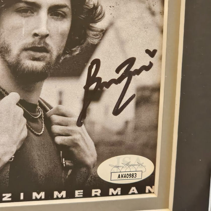 Baily Zimmerman Signed Religiously CD Autographed JSA COA Professionally Framed