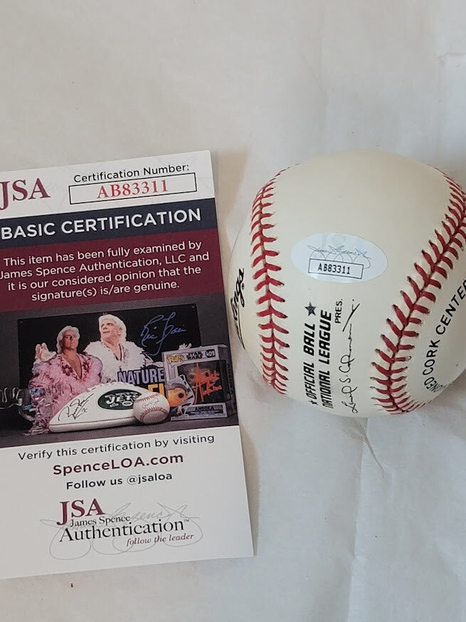 Rico Carty Milwaukee Braves signed Autographed Baseball JSA COA