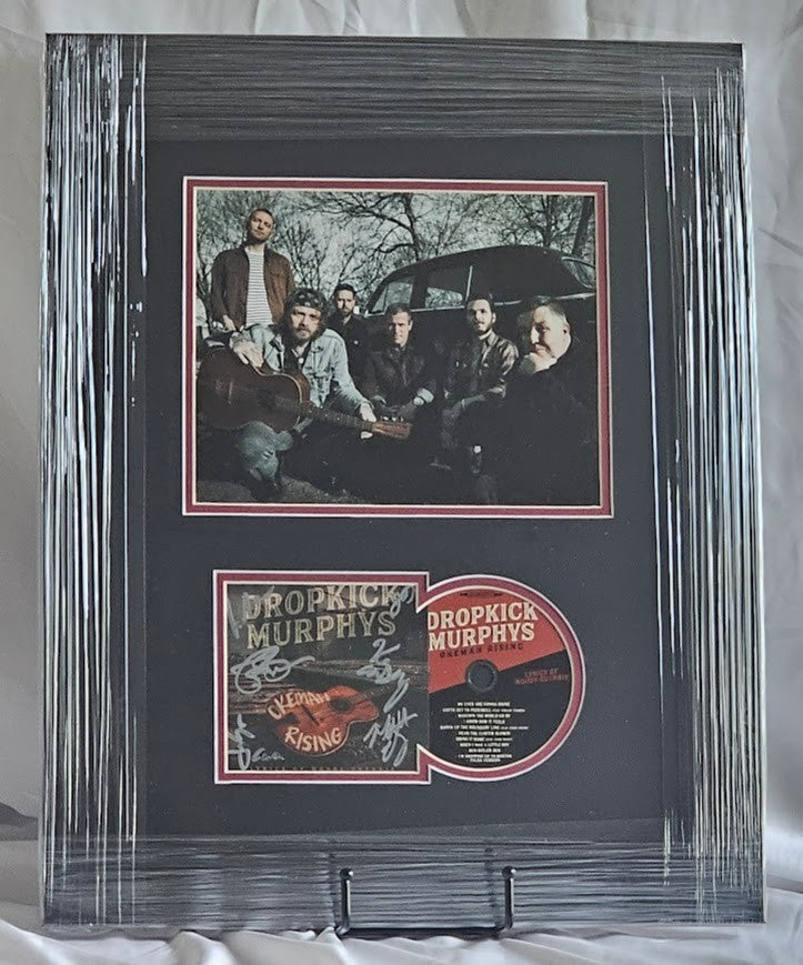 ​Dropkick Murphys Signed Autographed Okemah  Rising  CD JSA Certified COA Framed