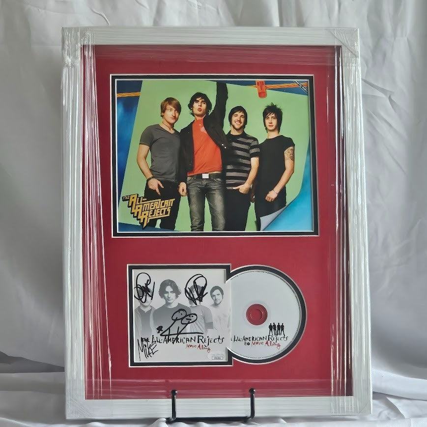All American Rejects Band Signed  Autographed Move Along CD  JSA Authenticated