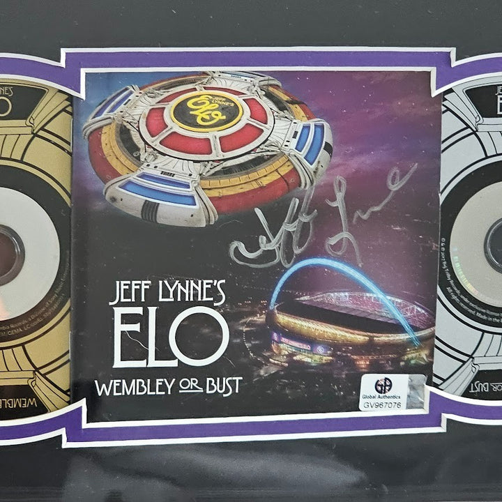 ELO Jeff Lynne Autographed Signed CD Wembley or Bust Electric Light Orchestra