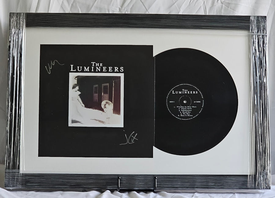 The Lumineers  Band autographed LP  Self Titled Signed JSA COA