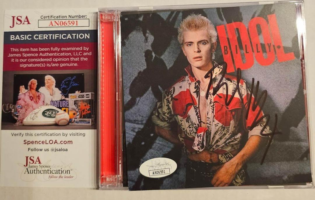 Billy Idol SIGNED Live From the Roxy 1982 CD Autographed JSA Certified