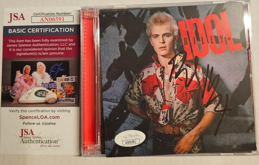 Billy Idol SIGNED Live From the Roxy 1982 CD Autographed JSA Certified