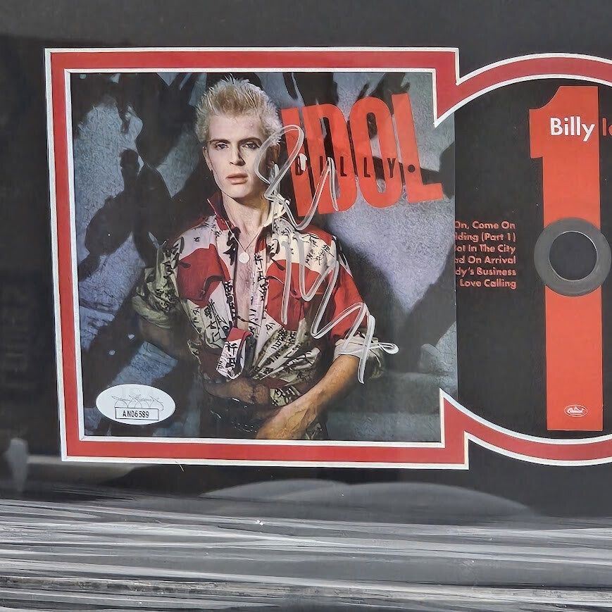 Billy Idol  Signed Autographed Live from the Roxy CD JSA Authenticated