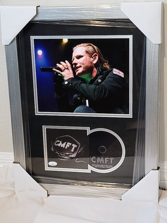 Corey Taylor autographed signed CMFT Slipknot  CD  JSA Certified Framed