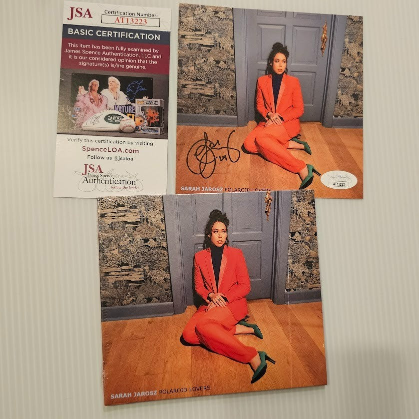Sarah Jarosz  signed Autographed Polaroid Lovers CD booklet JSA COA