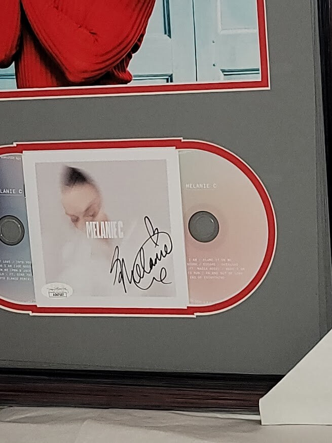Melanie C Sporty Spice Girls Signed Autographed  CD  JSA Certified Framed