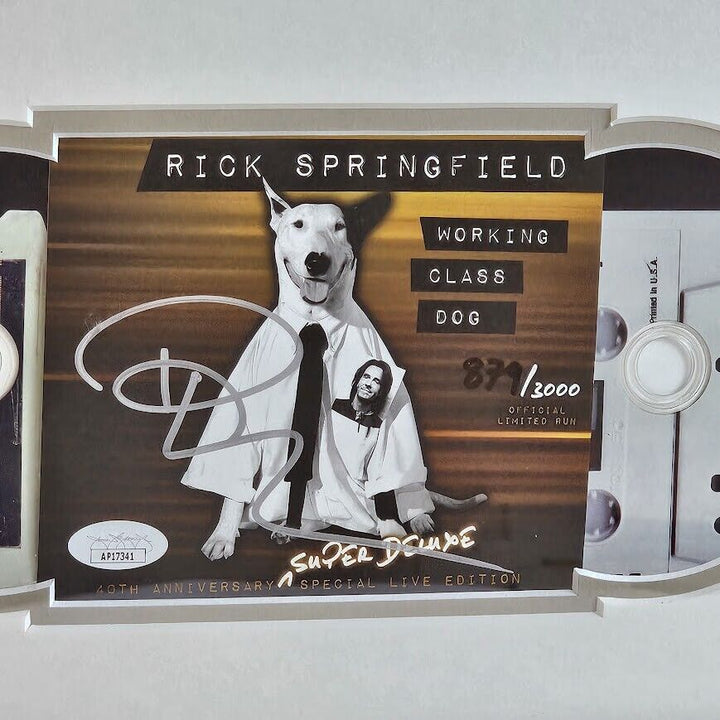 Rick Springfield Signed Working Class Dog Live CD JSA COA 40th Limited 879/3000