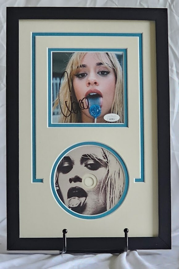 Camila Cabello Signed C,XOXO CD Framed Art Card. Autograph JSA COA Framed