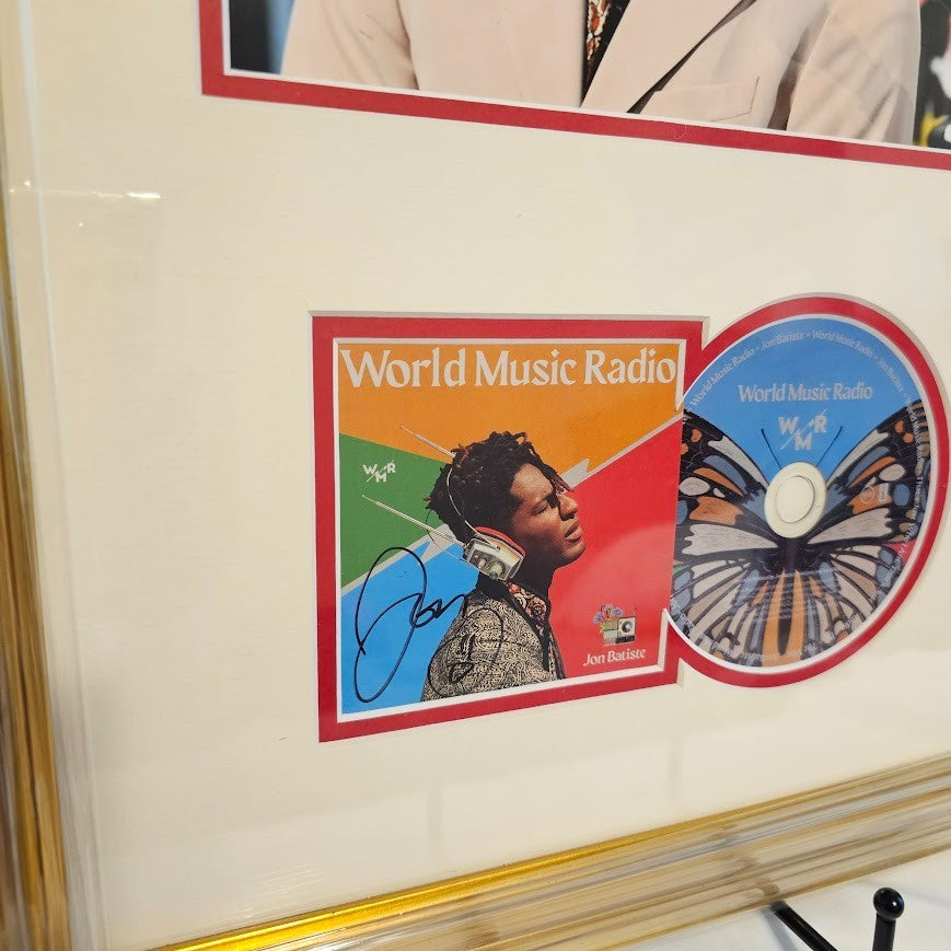 JON BATISTE signed Autographed World Music Radio CD Record Vinyl JSA COA