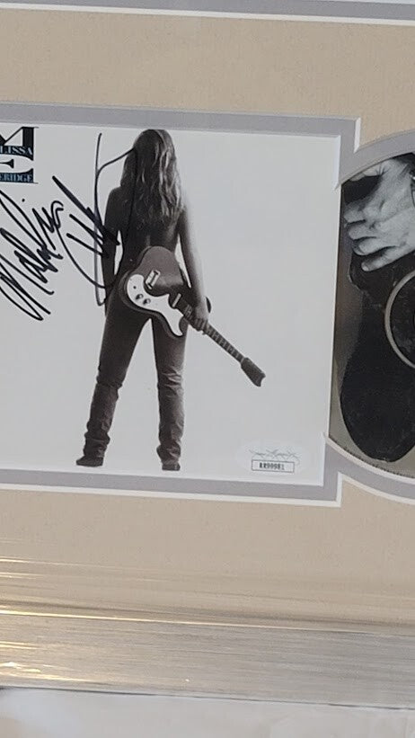 Melissa Ethridge autographed CD  Framed JSA Melissa Ethridge ME CD