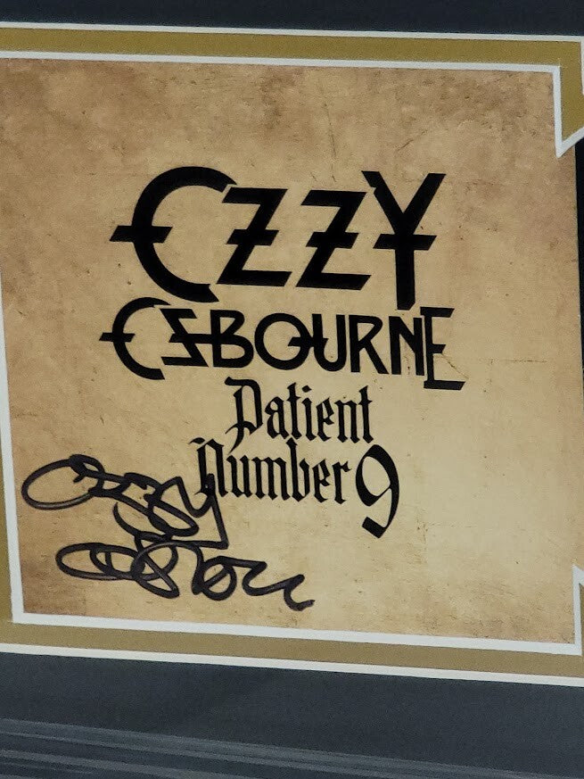 Ozzy Osbourne Signed  Patient Number 9  CD JSA Certified Autographed