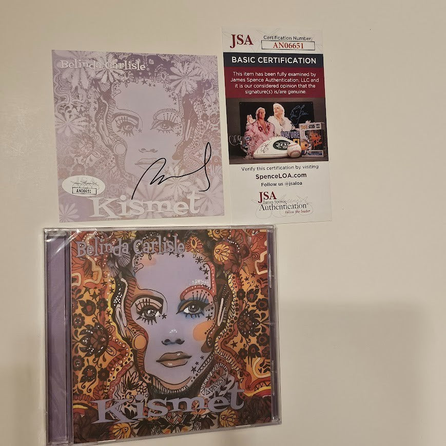 Belinda Carlisle  signed Autographed Kismet JSA COA