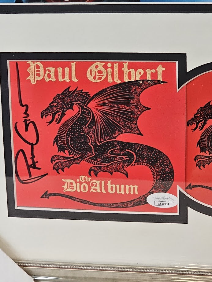 Paul Gilbert Signed The Dio Album CD Autographed Authenticated JSA  Mr. Big