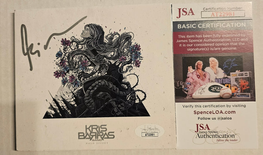 Kris Barras Signed Autographed Halo Effect CD JSA COA