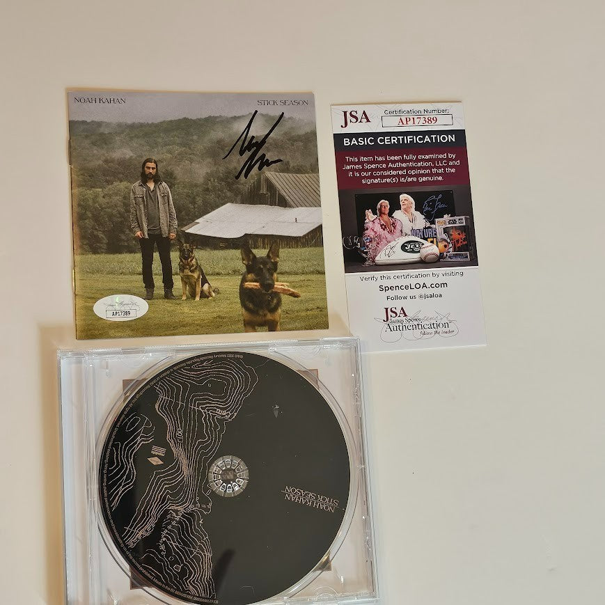 Noah Kahan signed Autographed Stick Season CD booklet JSA COA