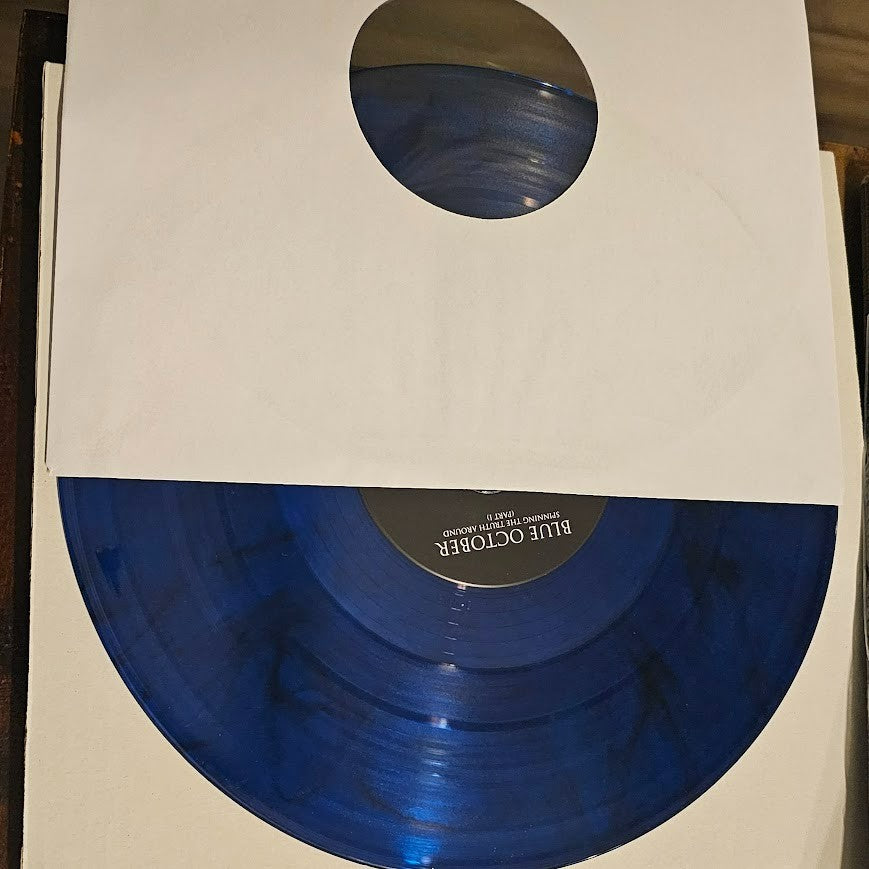 New Blue October Autographed Spinning the Truth Around Signed Vinyl Color LP JSA