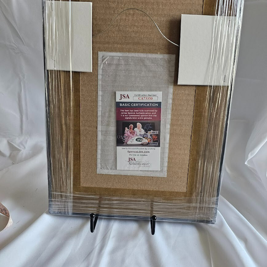 Cold Play Band Signed Moon Music CD Framed Art Card Autograph JSA COA