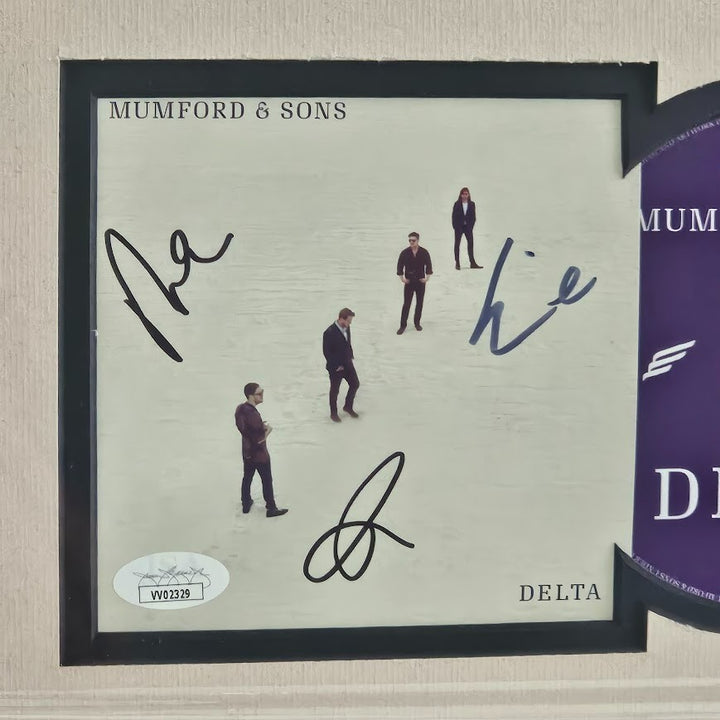 Mumford & Sons  Band Autographed  Signed  Delta CD JSA Certified