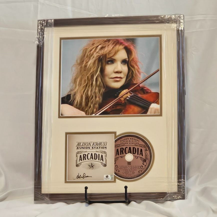 Alison Krauss Union Station Signed Autographed Arcadia CD Global Authentics COA