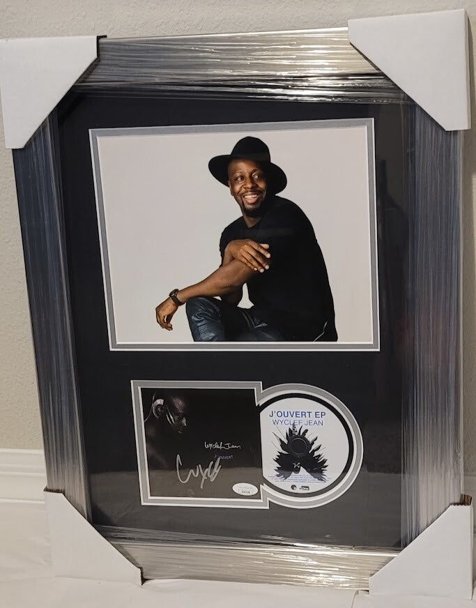 Wyclef Jean signed autographed J'Ouvert EP CD  JSA COA Fugees